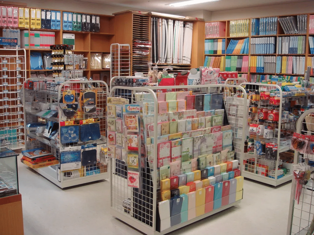 아트박스 캐릭터 굿즈 진열대