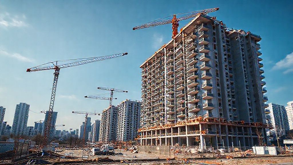 서울 아파트 청약 모델하우스와 미래 도시 전경