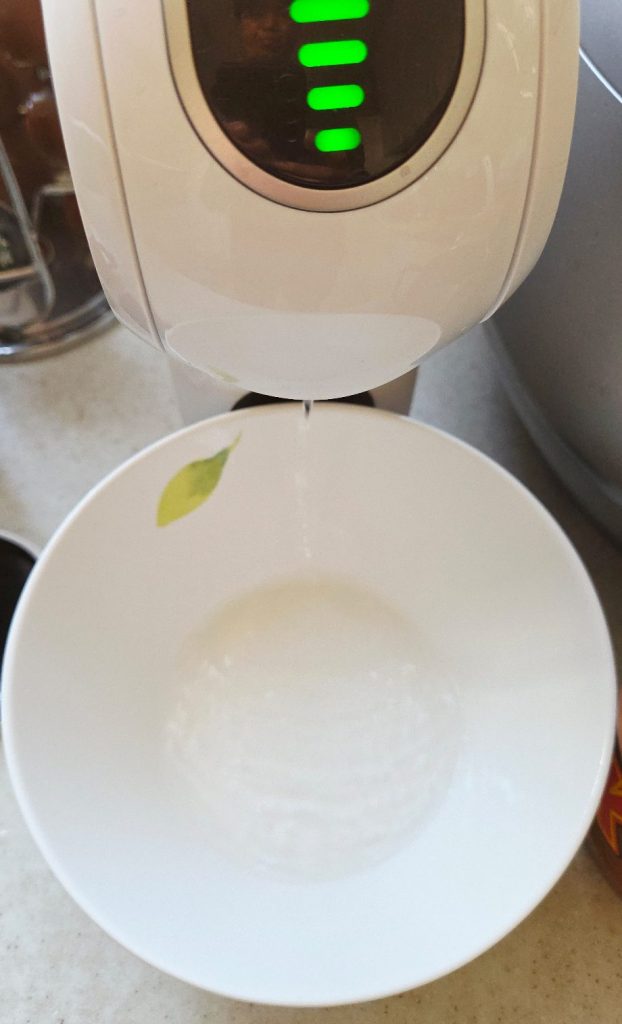 돌체구스토 지니오S 터치 세척 진행 상황